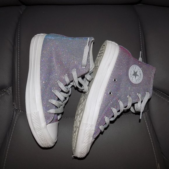 CONVERSE Women's CTAS HI 564910C STARWARE/PLATINUM - Picture 2 of 5